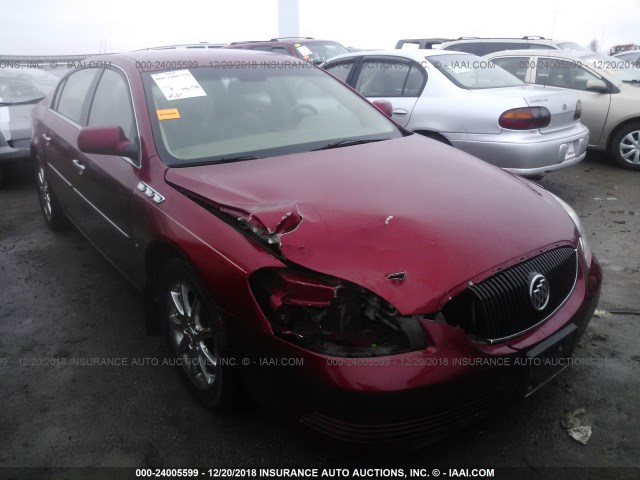 1G4HD57216U225763 - 2006 BUICK LUCERNE CXL RED photo 1