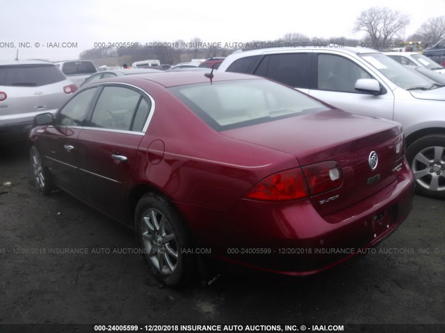 1G4HD57216U225763 - 2006 BUICK LUCERNE CXL RED photo 3