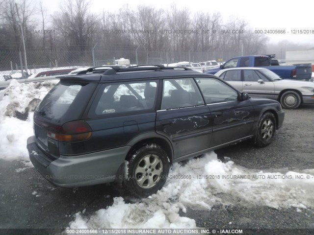 4S3BG6857X7626475 - 1999 SUBARU LEGACY OUTBACK/SSV/LIMITED/30TH BLUE photo 4