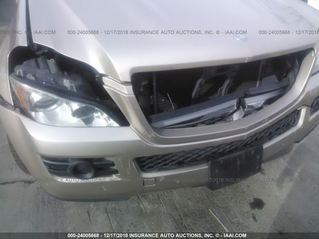 4JGBF71E87A140954 - 2007 MERCEDES-BENZ GL 450 4MATIC GOLD photo 6