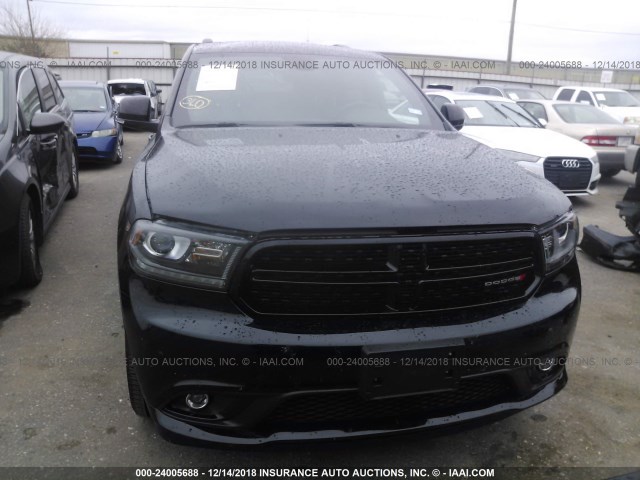 1C4RDHDG1HC859724 - 2017 DODGE DURANGO GT BLACK photo 6