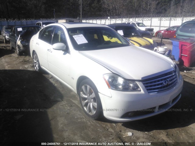 JNKBY01E17M400579 - 2007 INFINITI M45 SPORT WHITE photo 6