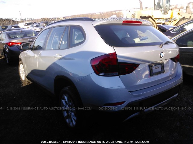 WBAVL1C50DVR82550 - 2013 BMW X1 XDRIVE28I SILVER photo 3