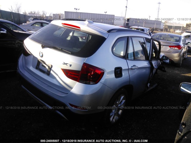 WBAVL1C50DVR82550 - 2013 BMW X1 XDRIVE28I SILVER photo 4