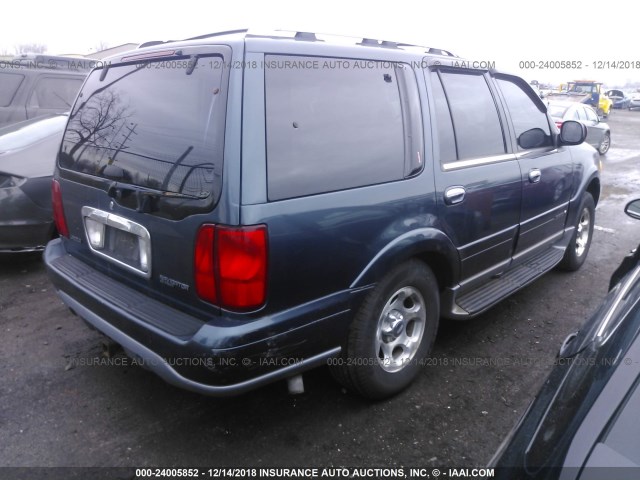 5LMFU28A6YLJ29743 - 2000 LINCOLN NAVIGATOR Көк фото 4