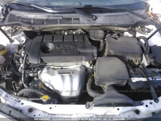 4T4BF3EK2BR154631 - 2011 TOYOTA CAMRY SE/LE/XLE 白色 照片 10