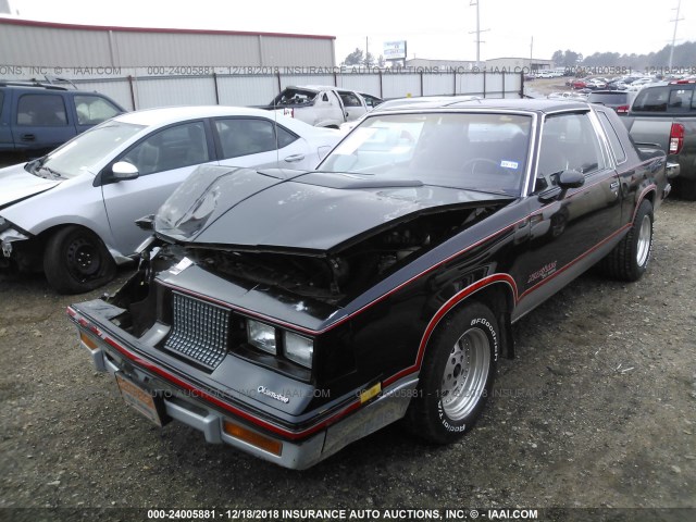 1G3AK4790DM422794 - 1983 OLDSMOBILE CUTLASS CALAIS Hurst Olds BLACK photo 2