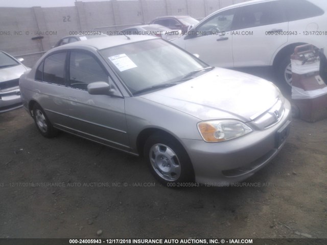 JHMES96663S024732 - 2003 HONDA CIVIC HYBRID TAN photo 1