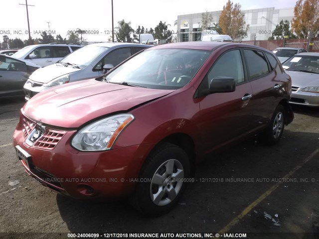 JN8AS5MT7AW001584 - 2010 NISSAN ROGUE S/SL/KROM BURGUNDY photo 2