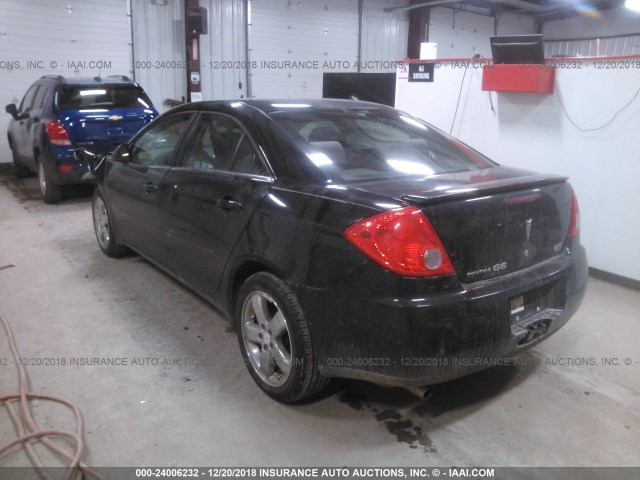 1G2ZH57N284106599 - 2008 PONTIAC G6 GT BLACK photo 3