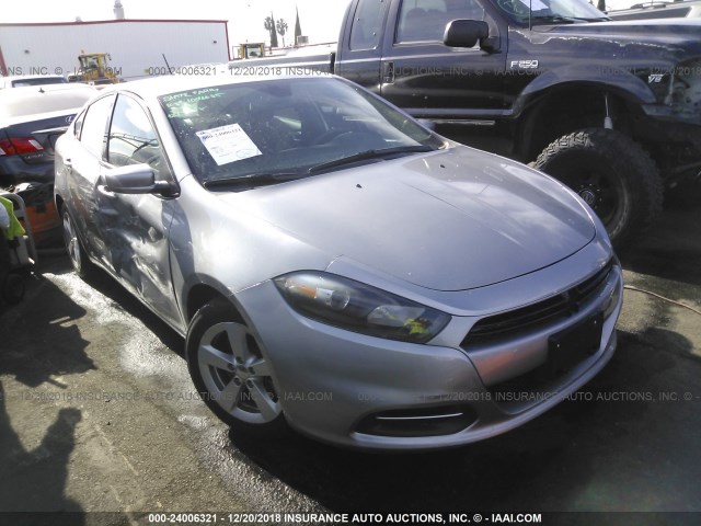 1C3CDFBB0GD661358 - 2016 DODGE DART SXT SILVER photo 1