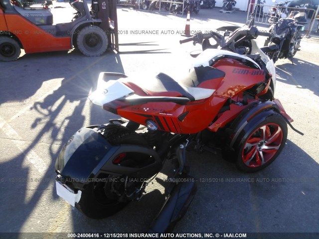 2BXNABC26FV000408 - 2015 CAN-AM SPYDER ROADSTER RS/RS-S/RS-S SPEC SERIES ORANGE photo 4