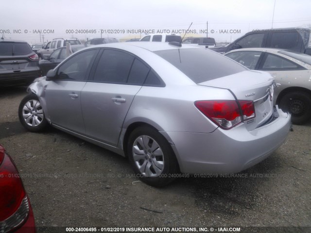 1G1PC5SH0G7153753 - 2016 CHEVROLET CRUZE LIMITED LS SILVER photo 3