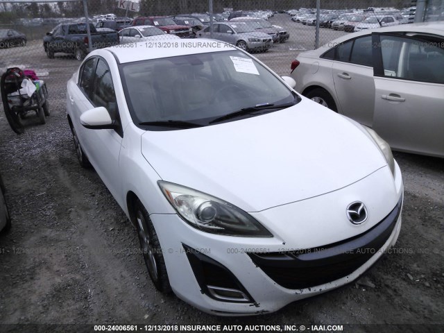 JM1BL1S53A1136052 - 2010 MAZDA 3 WHITE photo 1