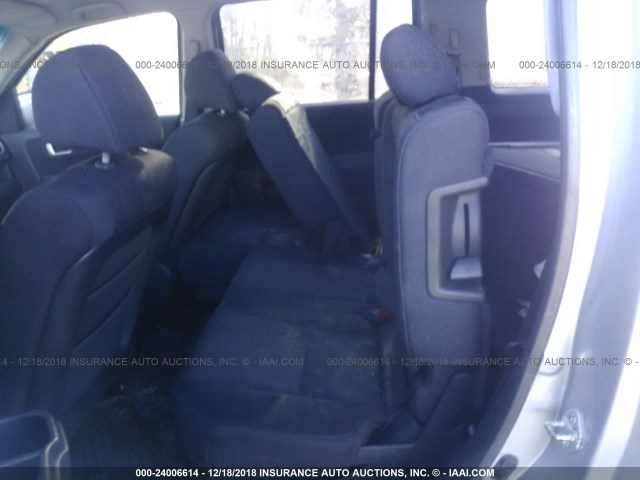 5FNYF4H24AB003470 - 2010 HONDA PILOT LX SILVER photo 8