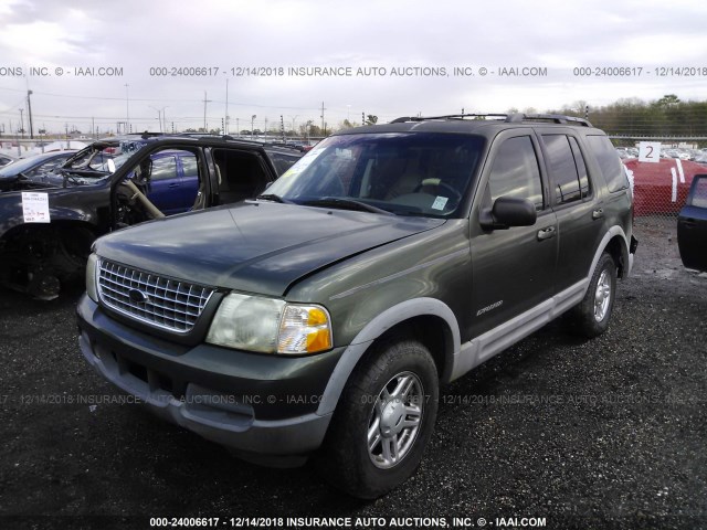 1FMZU63EX2ZA38044 - 2002 FORD EXPLORER XLT GREEN photo 2