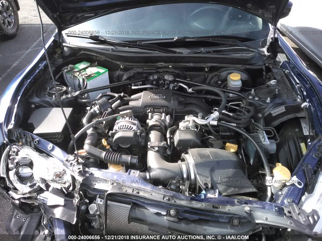 JF1ZNAA12D2710801 - 2013 TOYOTA SCION FR-S BLUE photo 10