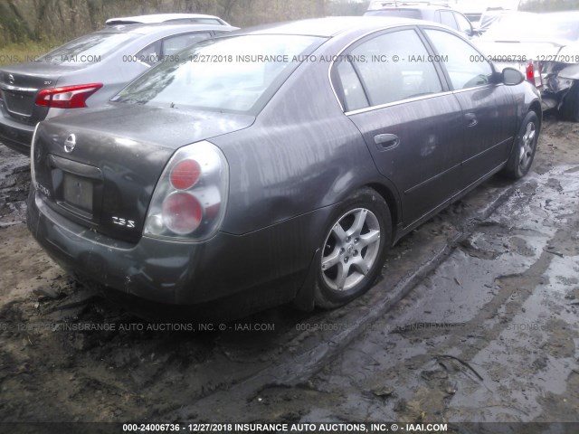 1N4AL11D46C153884 - 2006 NISSAN ALTIMA S/SL GRAY photo 4