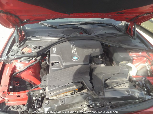 WBA8E9C51GK603325 - 2016 BMW 328 I SULEV RED photo 10