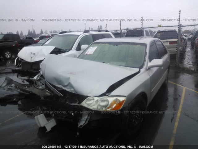 4T1BF28B73U301334 - 2003 TOYOTA AVALON XL/XLS SILVER photo 2