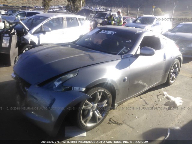 JN1AZ4EH8CM564320 - 2012 NISSAN 370Z TOURING/NISMO GRAY photo 2