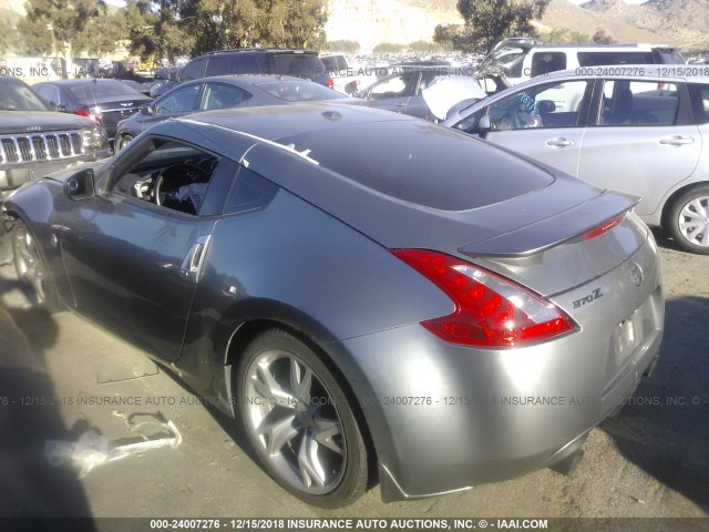 JN1AZ4EH8CM564320 - 2012 NISSAN 370Z TOURING/NISMO GRAY photo 3