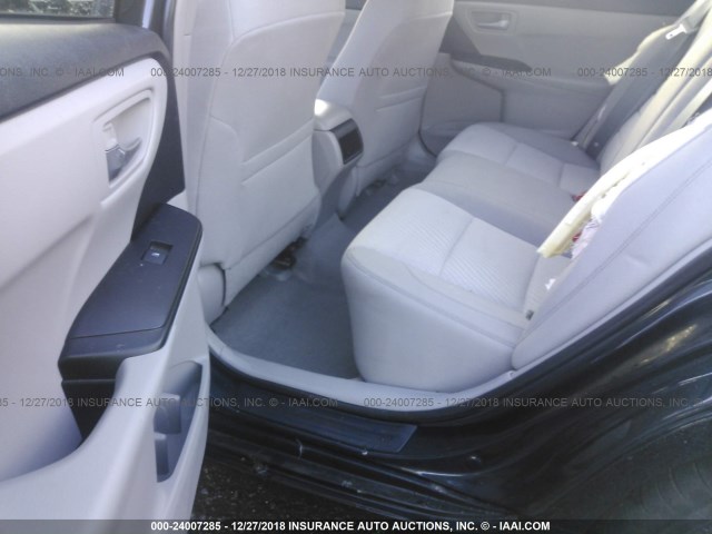 4T4BF1FK5GR520785 - 2016 TOYOTA CAMRY LE/XLE/SE/XSE BLUE photo 8