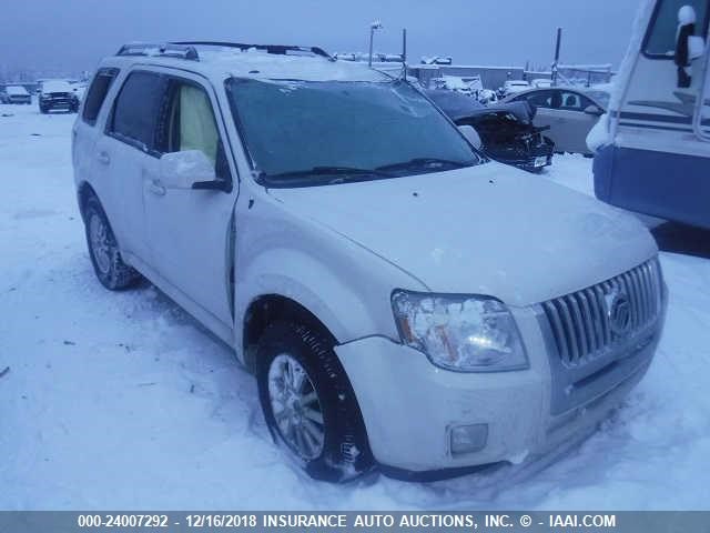 4M2CN8H76AKJ06032 - 2010 MERCURY MARINER PREMIER WHITE photo 1