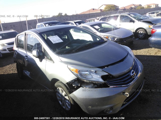 3N1CE2CP3EL421744 - 2014 NISSAN VERSA NOTE S/S PLUS/SV/SL SILVER photo 1