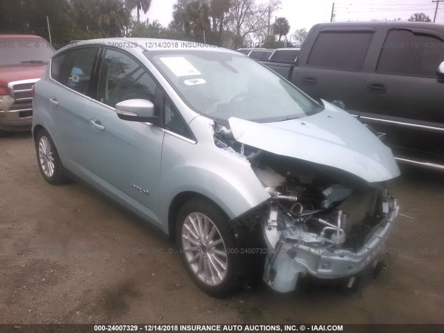 1FADP5BU3EL515838 - 2014 FORD C-MAX SEL GREEN photo 1