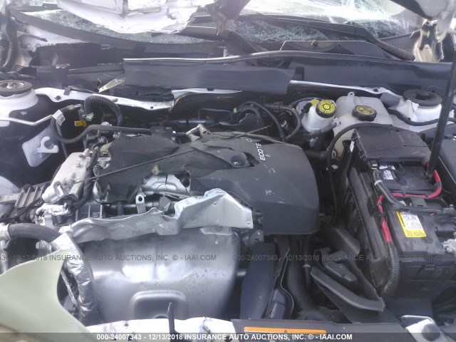 1G11C5SLXFF249436 - 2015 CHEVROLET MALIBU 1LT WHITE photo 10