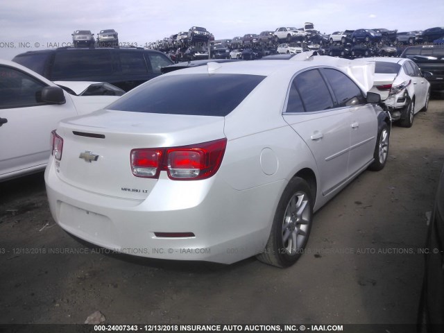 1G11C5SLXFF249436 - 2015 CHEVROLET MALIBU 1LT WHITE photo 4