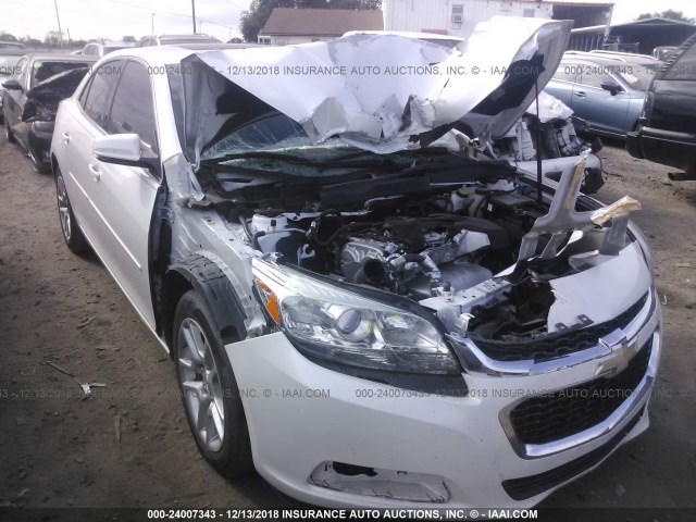 1G11C5SLXFF249436 - 2015 CHEVROLET MALIBU 1LT WHITE photo 6