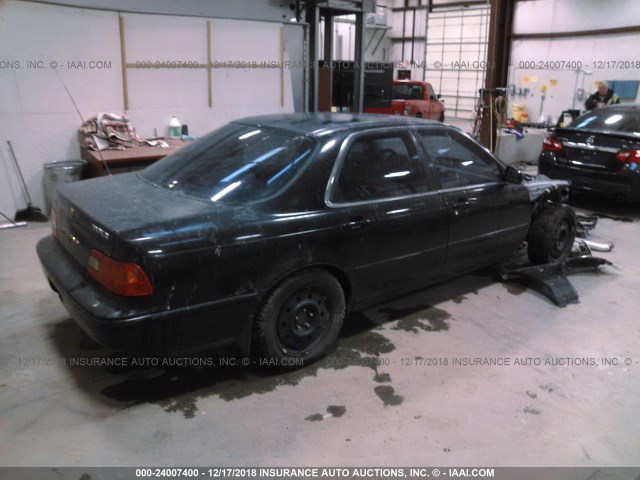 JH4KA7673RC000099 - 1994 ACURA LEGEND LS BLACK photo 4