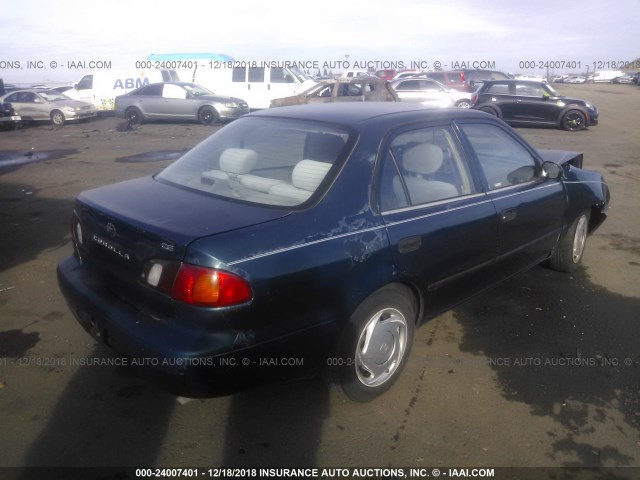 1NXBR12E5YZ344212 - 2000 TOYOTA COROLLA VE/CE/LE BLUE photo 4