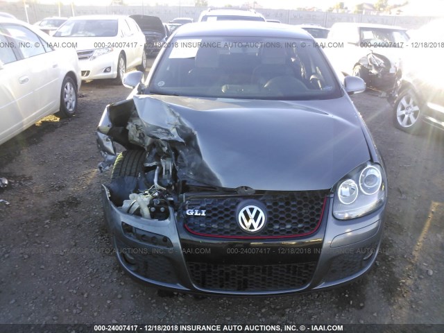 3VWFJ71K79M135676 - 2009 VOLKSWAGEN GLI AUTOBAHN GRAY photo 6