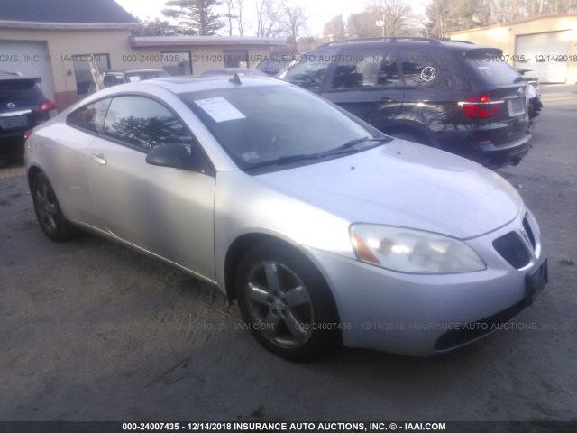 1G2ZH17N494141381 - 2009 PONTIAC G6 GT SILVER photo 1