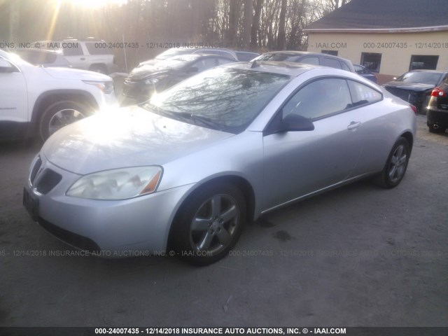 1G2ZH17N494141381 - 2009 PONTIAC G6 GT SILVER photo 2