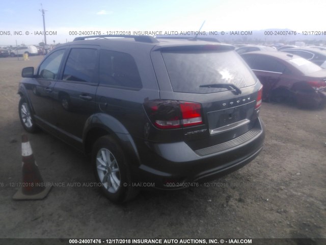 3C4PDCBB3FT551893 - 2015 DODGE JOURNEY SXT GRAY photo 3