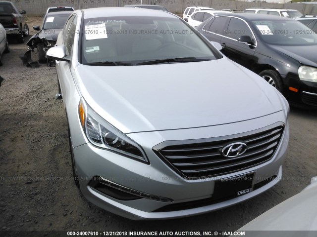 5NPE24AA6FH190297 - 2015 HYUNDAI SONATA ECO SILVER photo 6