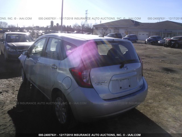 3N1CE2CP9GL357213 - 2016 NISSAN VERSA NOTE S/S PLUS/SV/SL/SR GRAY photo 3