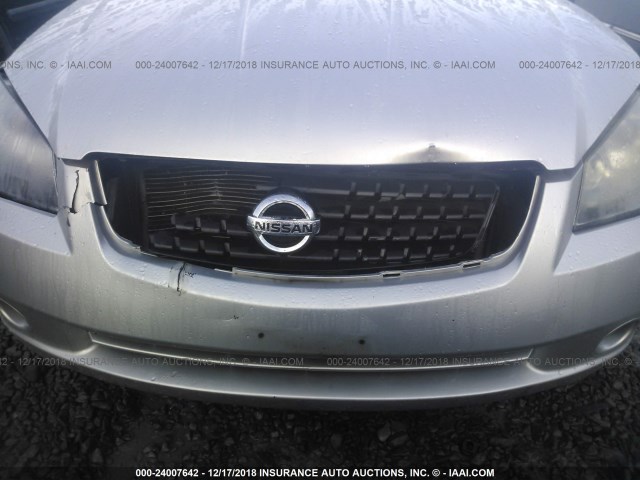 1N4AL11D66N410838 - 2006 NISSAN ALTIMA S/SL SILVER photo 6