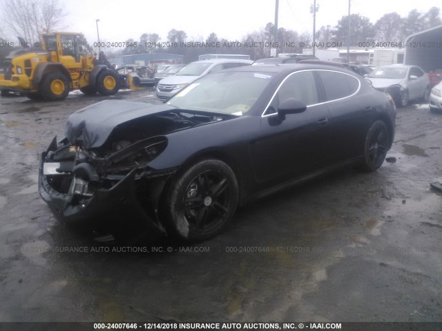 WP0AB2A72AL063655 - 2010 PORSCHE PANAMERA S/4 BLACK photo 2