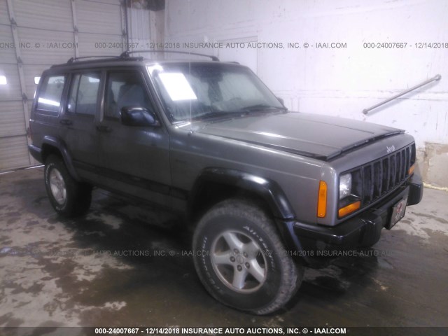 1J4FJ68S7WL132657 - 1998 JEEP CHEROKEE SPORT/CLASSIC GRAY photo 1