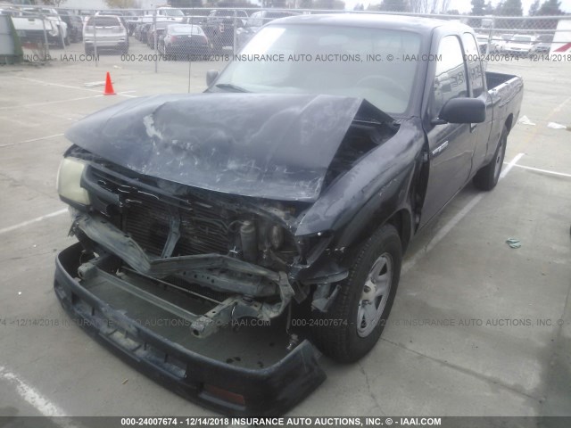 4TAVN52NXWZ066312 - 1998 TOYOTA TACOMA XTRACAB BLACK photo 2