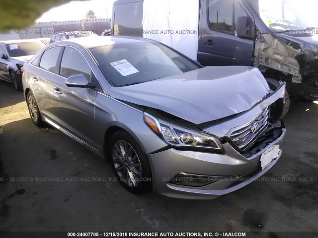 5NPE34AF1FH227524 - 2015 HYUNDAI SONATA SPORT/LIMITED SILVER photo 1