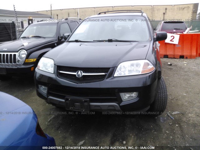 2HNYD18753H542610 - 2003 ACURA MDX TOURING BLACK photo 6