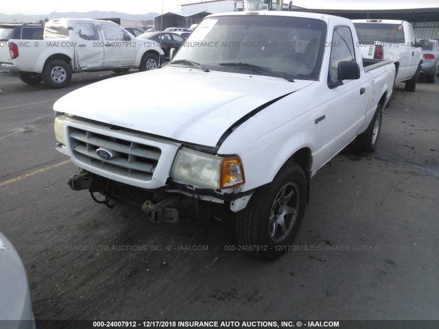 1FTYR10UX1PA45991 - 2001 FORD RANGER WHITE photo 6