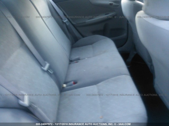 2T1BU40E09C161354 - 2009 TOYOTA COROLLA S/LE/XLE GRAY photo 8