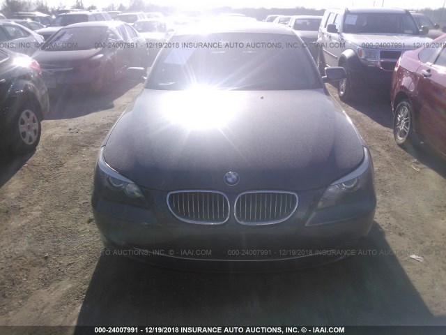 WBANW13529C160472 - 2009 BMW 535 I GRAY photo 6